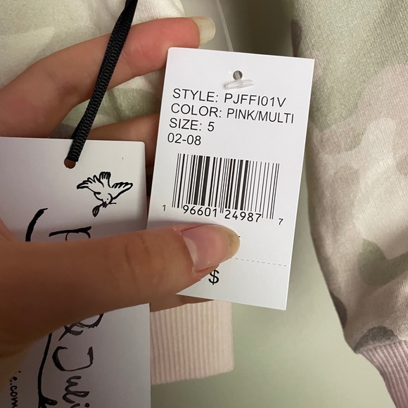 Pippa and Julie's Child's rose and camouflage sweater - Picture 6 of 6